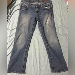 Delia’s Bailey Capri Jeans Women’s Size 7/8 | Blue Denim | Flaws